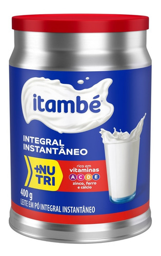 Atacado C/4 Leite Integral Em Pó Inst. Itambé 400g