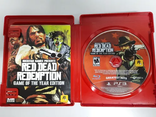 Red Dead Redemption Game Of The Year Ps3 - Mídia Física