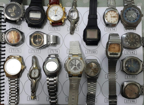 Lote 62 Sucatas Casio E Outros- Máquina Do Tempo