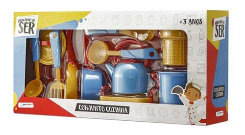 Cozinha Brinquedo Infantil Kit De Utensílios Multikids Br956