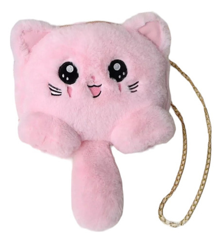 Bolso Gatito Niña Peluche Excelente Regalo Con El 40% D Desc