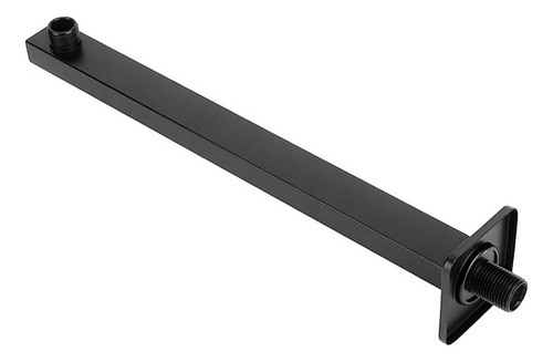 Tubo De Ducha Negro Cuadrado Bari