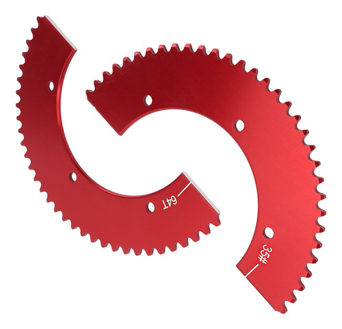 Mini Bike Split Sprocket Universal 35 Chain 64 Dents Traseir