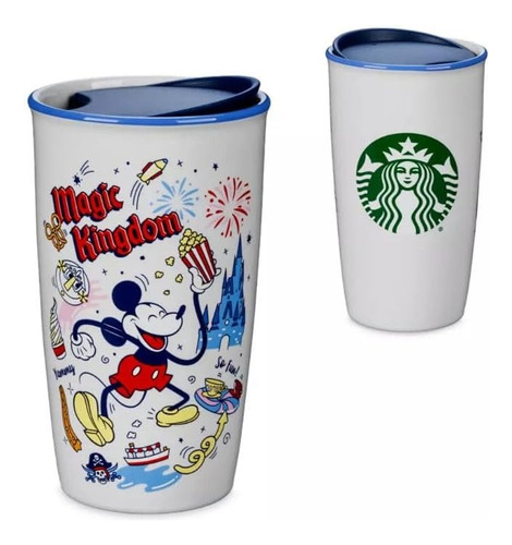 Vaso De Porcelana Disney Y Starbucks Original