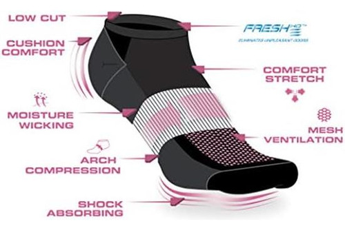 Calcetines De Running De Corte Bajo Para Mujer Avia No Show