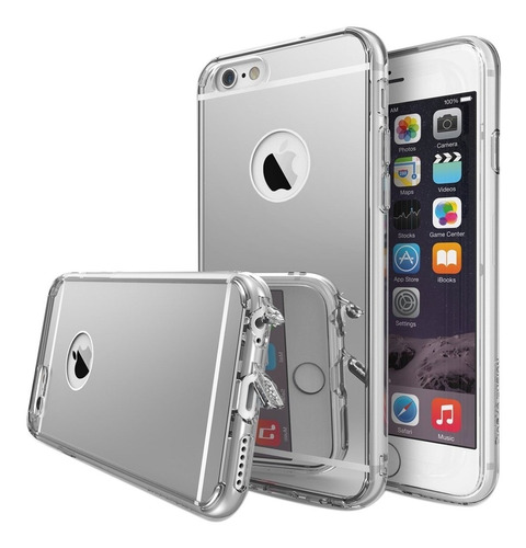 Funda Ringke iPhone 6/6s Plus Fusion Mirror Silver (ecopack)
