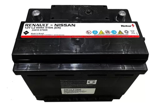 Bateria 60 Amp Renault Kangoo 2 H4m 1.6 16v Con Gas Original