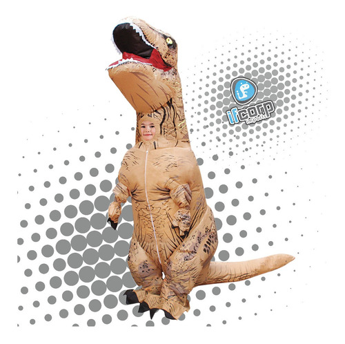 Disfraz T-rex Tiranosaurio Dinosaurio Niño Rex Inflable