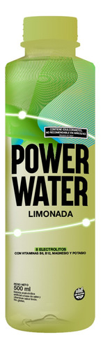 Agua Con Electrolitos Keto Sabor Limonada Power Water 500 Ml
