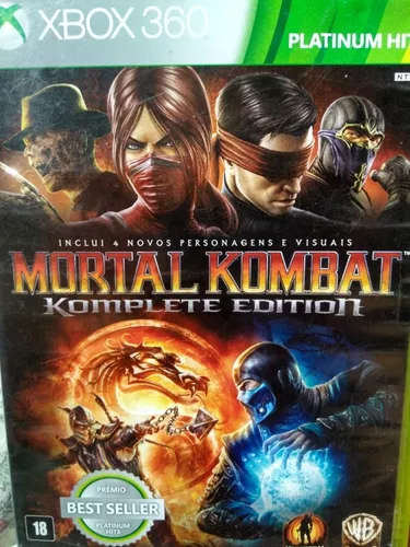 Mortal Kombat Komplete edition Xbox 360 original em mídia física