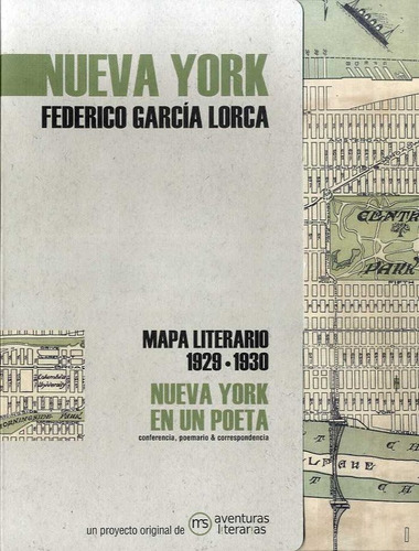 Nueva York En Un Poeta, De García Lorca, Federico. Editorial Aventuras Literarias, Tapa Blanda En Español