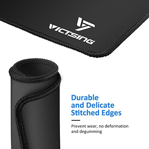 Victsing Mouse Pad Con Bordes Cosidos, Alfombrilla Para Rat