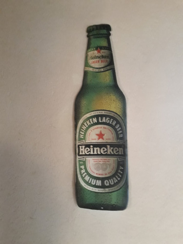 X - Antiguo Cartel Litogafiado De Cerveza Heineken