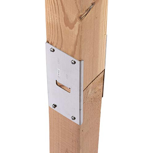 Soporte De Kingsley Park Mail Post Extender, Plateado