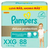 Comprar Pañales Pampers Deluxe Protection Xxg X 88 Unidades