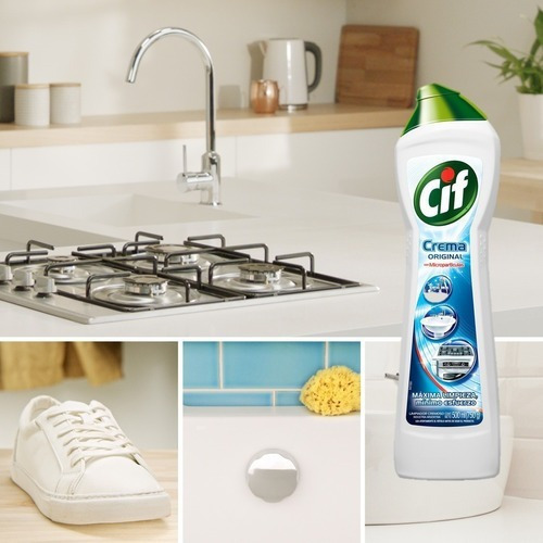 12 Cif Crema Original Cloro Con Microparticulas 750g