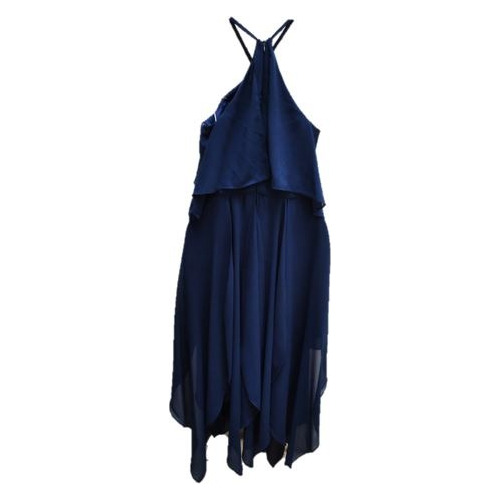Vestido Largo Eva Brazzi Talla 4 Mod Vhc213 Azul