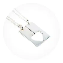 Comprar Collares De Plata Novios Parejas Personalizados Plata