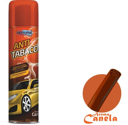 Imagem 5 de 10 de Anti Tabaco Spray Canela Elimina Odores Do Cigarros 400ml