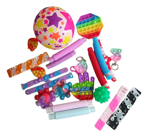 10 Pop Its Juego Set Regalo Sorpresa Para Niños Al Azar