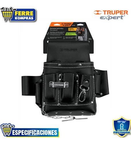 Porta Herramientas, Carnaza, 13 Compartimentos Expert 101787