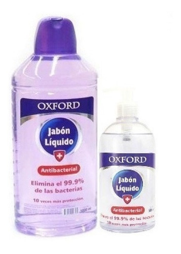 Jabon Oxford Antibacterial 1 Llitro Mas Jabon De Obsequio