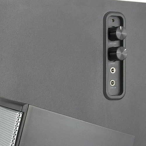 Home Theater Parlante Kind 25w Reales Color Gris Frecuencia 65hz 20khz