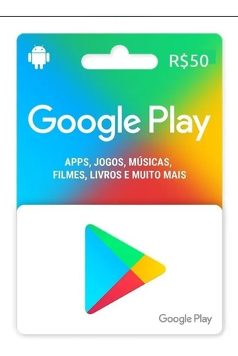 Gift Card Google Play R$ 50,00