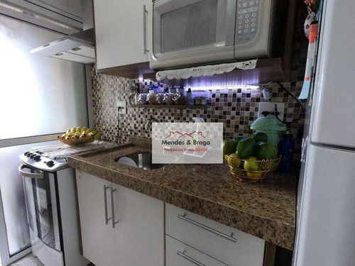 Imagem 4 de 19 de Apartamento Com 2 Dormitórios À Venda, 53 M² Por R$ 300.000,00 - Ponte Grande - Guarulhos/sp - Ap2652
