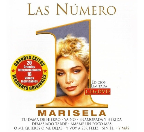 Cd+dvd Marisela / Las Numeros 1 Grandes Exitos (2006) Mxc