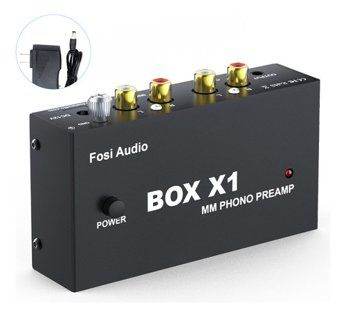 Mini Preamplificador De Fono Fosi Audio Box X1 Para Tocadisc