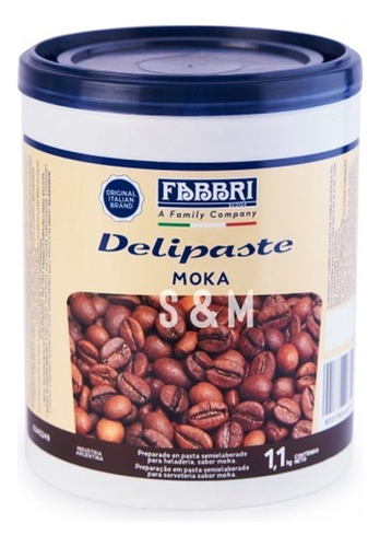 Pasta Concentrada Delipaste Moka 1,1 Kg Fabbri