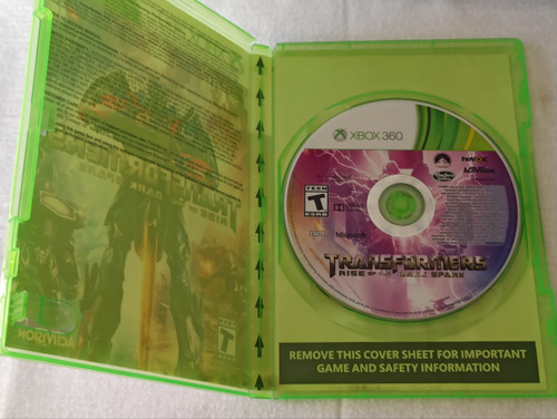 Transformers: Rise Of The Dark Spark Xbox 360 (Usado)