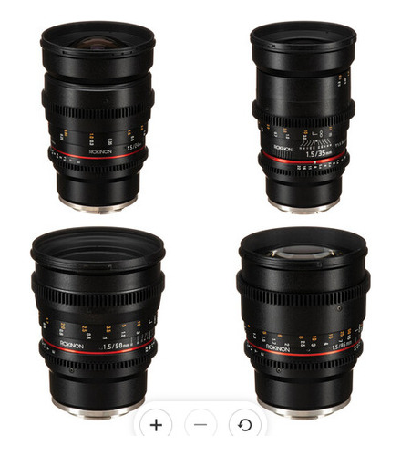 Kit De Lentes Rokinon 24, 35, 50, 85mm T1.5 Cine Ds Lens Bundle For Sony E-mount
