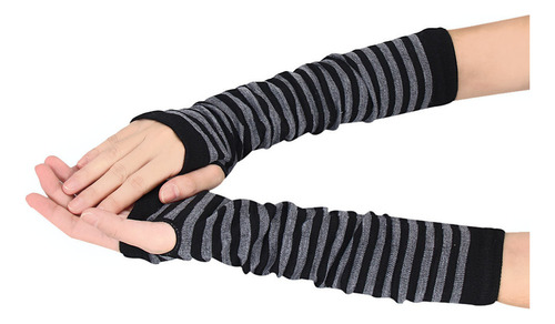 A Guantes Invierno Muñeca Brazo Calentador De Manos Tejido