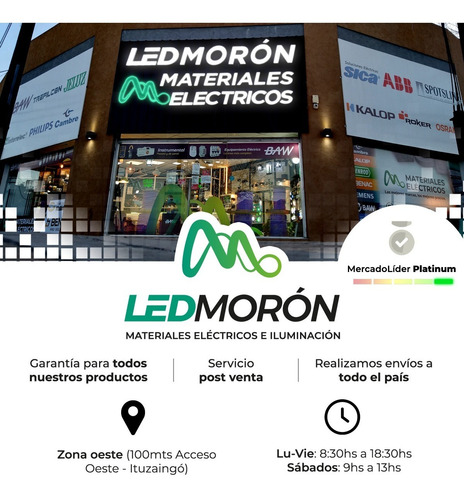 Disyuntor Diferencial Interelec 2 X 25 A 2x25 Led Moron