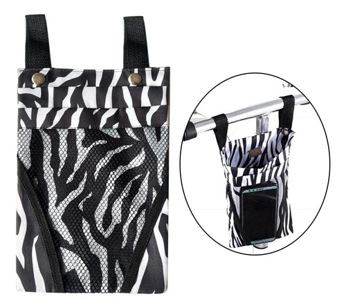3 Bolsa De Manillar Para Scooter De Bicicleta Soporte Raya