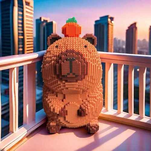 Juguetes De Construcción Diy Capibara A