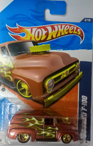Hot Wheels Ford 56 - F-100 Performance 1:64 - 2009 Kit/2 Cinza-escuro/ Dourado