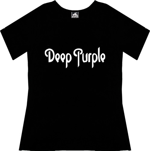 Blusa Deep Purple Dama Rock Metal Tv Camiseta Urbanoz