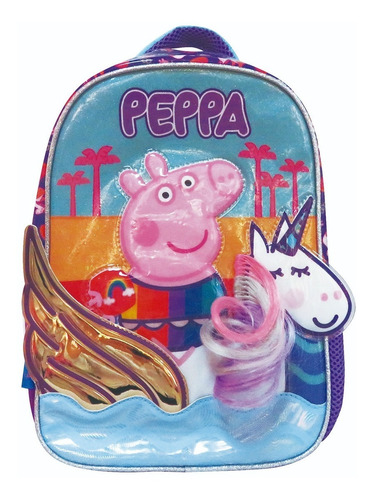 Mochila Peppa Pig Unicornio 12 Jardin Escolar Pp495 Mapleweb
