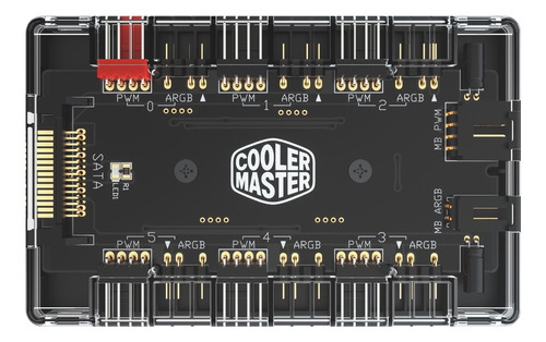 Controladora Cooler Master Masterfan Argb Y Hub Pwm P