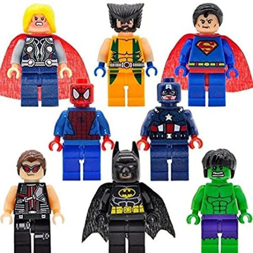 Lego Super Heroes Niños Juguete Thor Capitan Hulk Armar