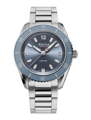 Alpina Reloj De Cuarzo Suizo Comtesse Para Mujer, Color Pla.