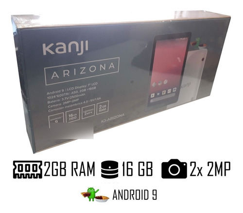 Imagen 2 de 8 de Tablet Gamer 7 Pulgadas 16gb + 2gb Ram Camara Zoom Android 9