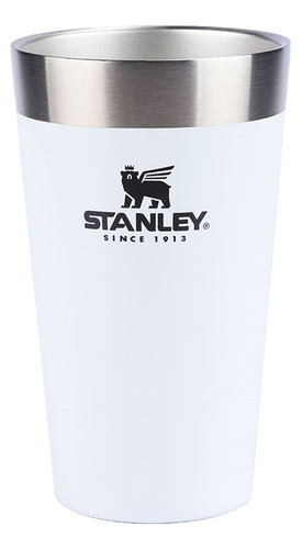 Copo Térmico De Cerveja Stanley Branco 473ml Cor Polar SEM PERSONALIZAR