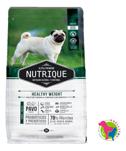 Nutrique Perro Healthy Weight/ Control De Peso X 15kg 