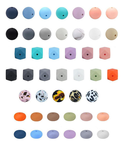225 Cuentas De Silicona Para Hacer Llaveros, Varios Colores