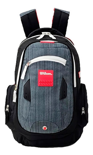 Wilson Mochila Lifestyle Hombre 605dg Negro-gris Ras