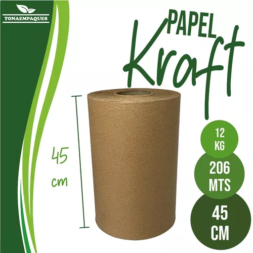 ▷🥇 distribuidor papel kraft 45 / 50 gramos rollo 15 cm x 45 metros